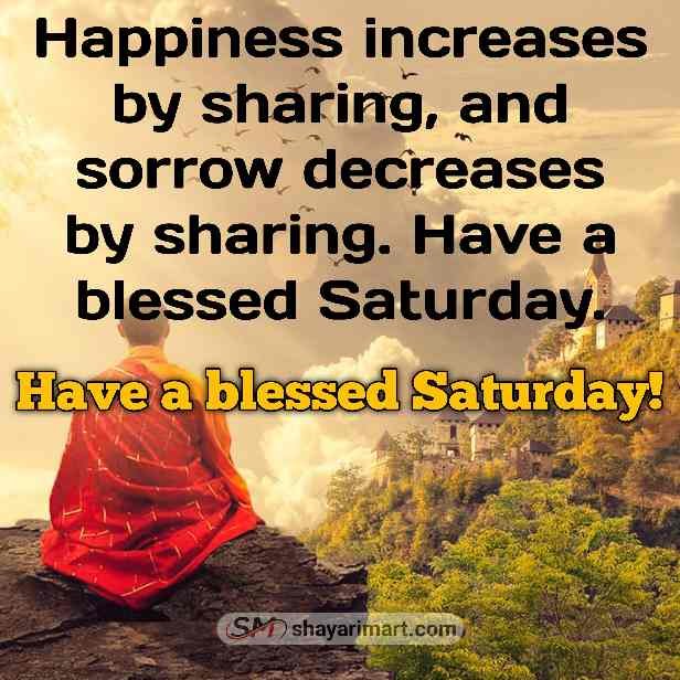 Have a Bless Saturday