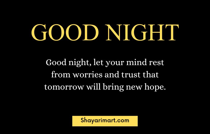 Positive Good Night Quotes