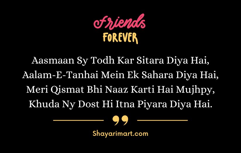 Best Friend Shayari in English