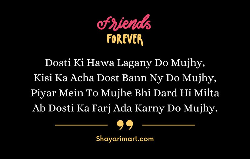 Best Friend Shayari in English