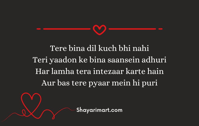 Love Shayari in Roman English